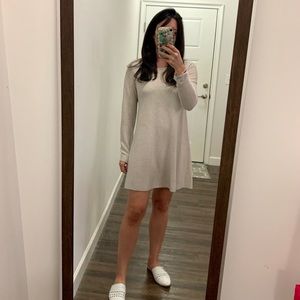 Eileen Fisher longsleeve organic cotton knit dress